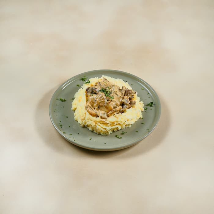 Beef Stroganoff with Mashed Potato
