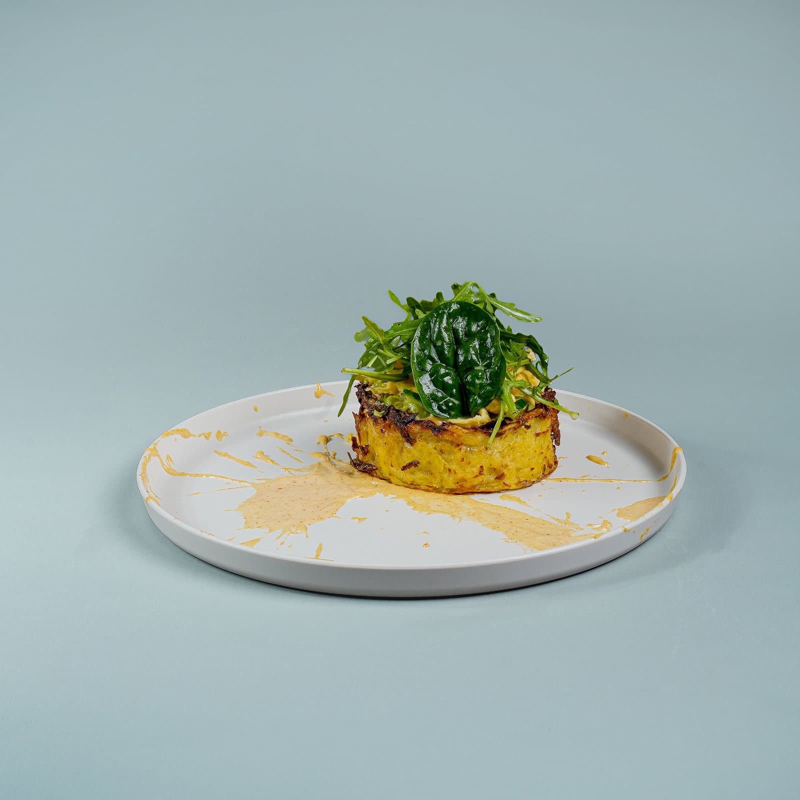 Crispy Rosti with Avocado and Scrambled Eggs