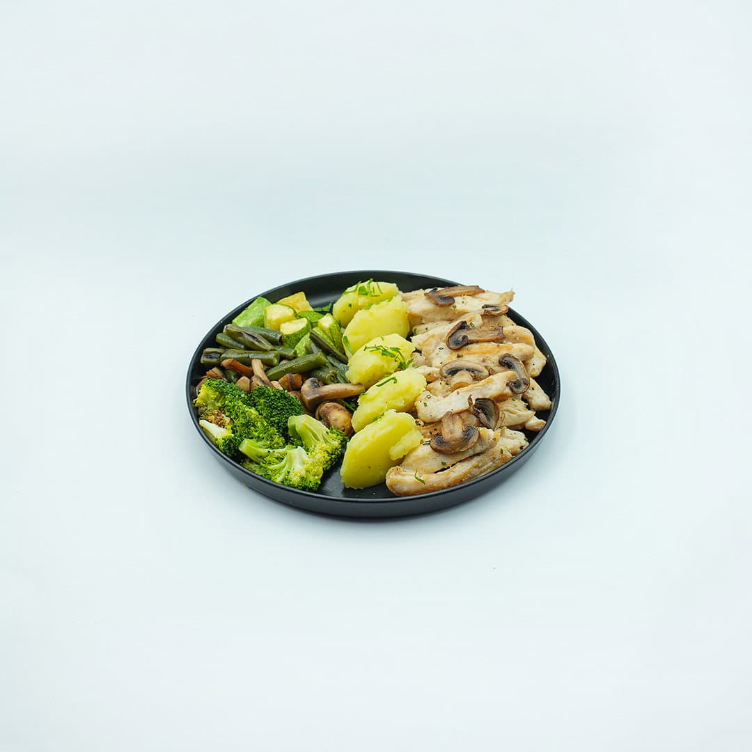  Chicken Stroganoff with Mashed Potatoes